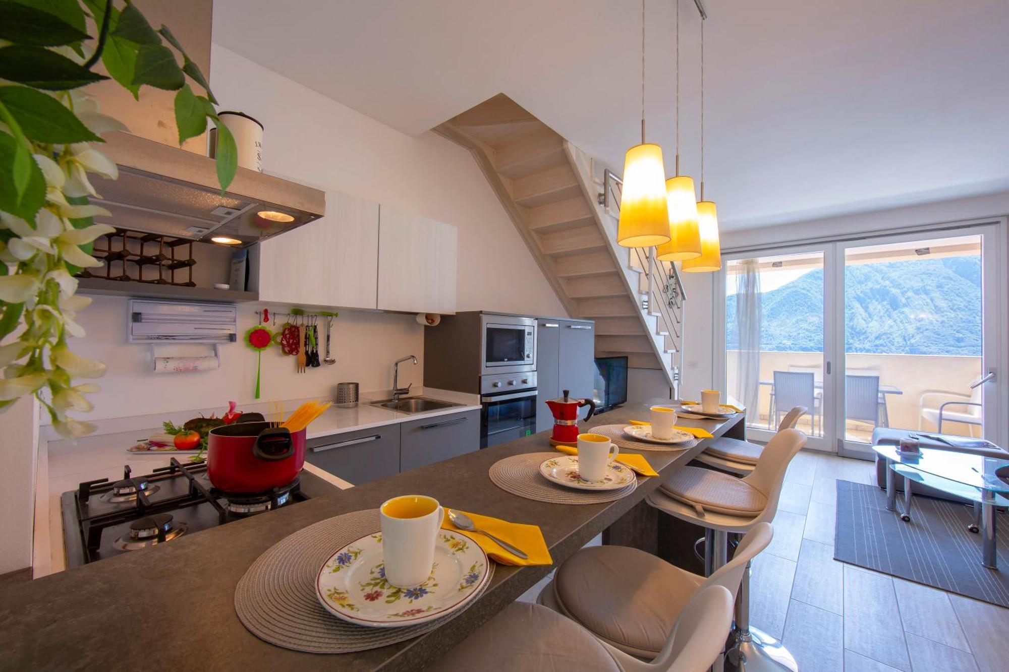 Como Lake Modern Apartament Ulivi Apartment Mezzegra Luaran gambar